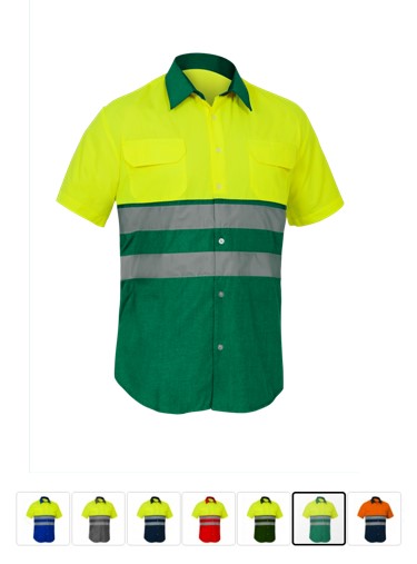 CAMISAS COMBI AMARILLO-COLOR M/C REFLEC. CITY EN-471