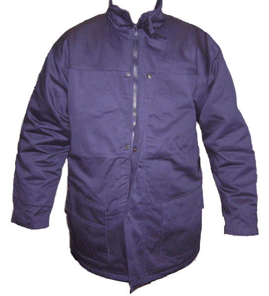 PARKAS ALGODON AZUL FORRO POLAR 