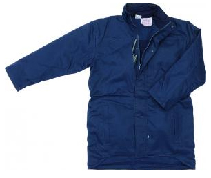 CHAQUETA PARKA IGNIFUGA AZUL EN-531 PARPAZM