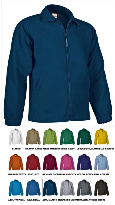 CHAQUETA POLAR DAKOTA CON CREMALLERA COLORES